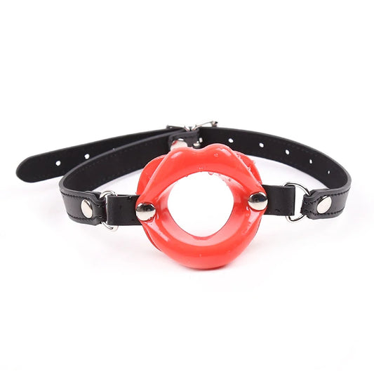 Baillon Ouvert BDSM - Rouge