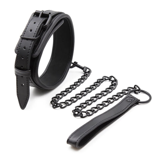 Collier BDSM avec Laisse