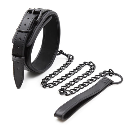 Collier BDSM avec Laisse