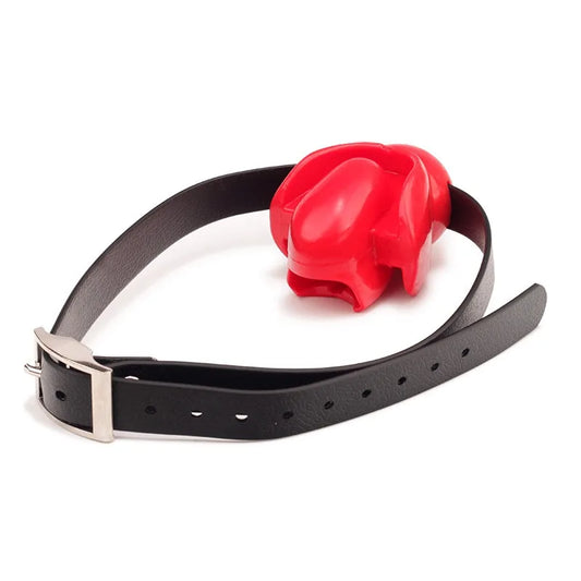 Bâillon BDSM muselière - Rouge