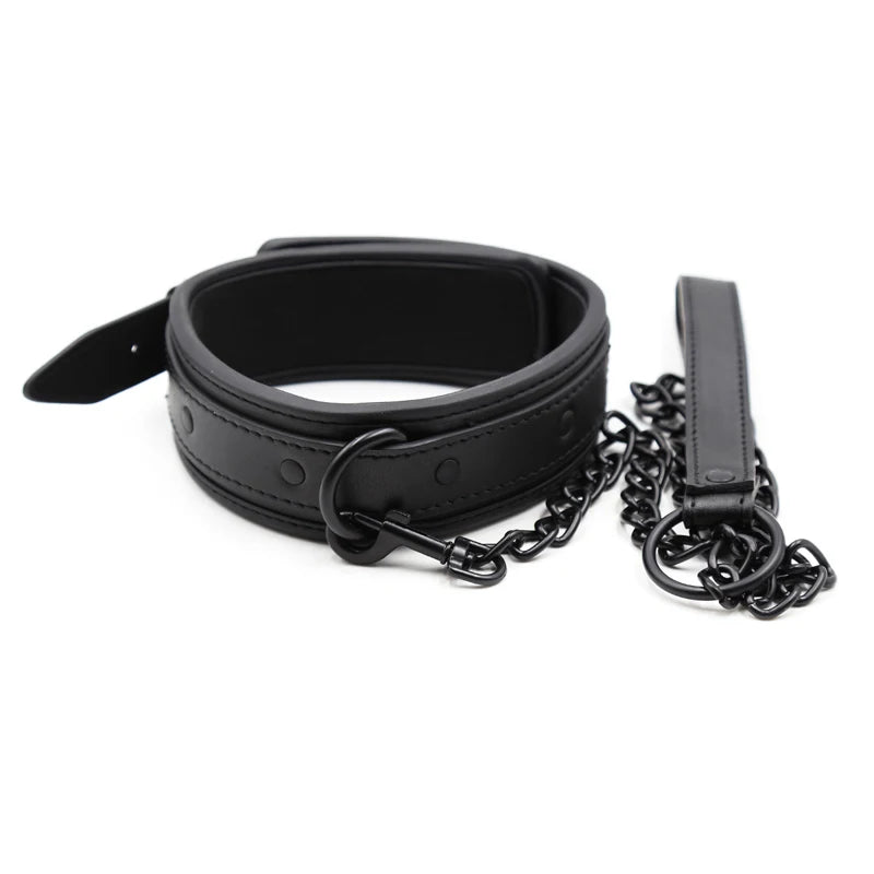 Collier BDSM avec Laisse