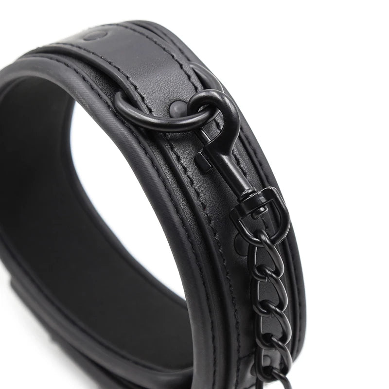 Collier BDSM avec Laisse