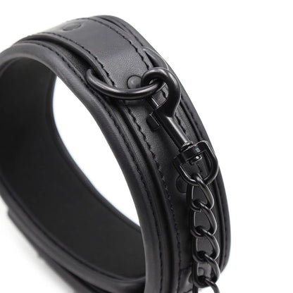 Collier BDSM avec Laisse